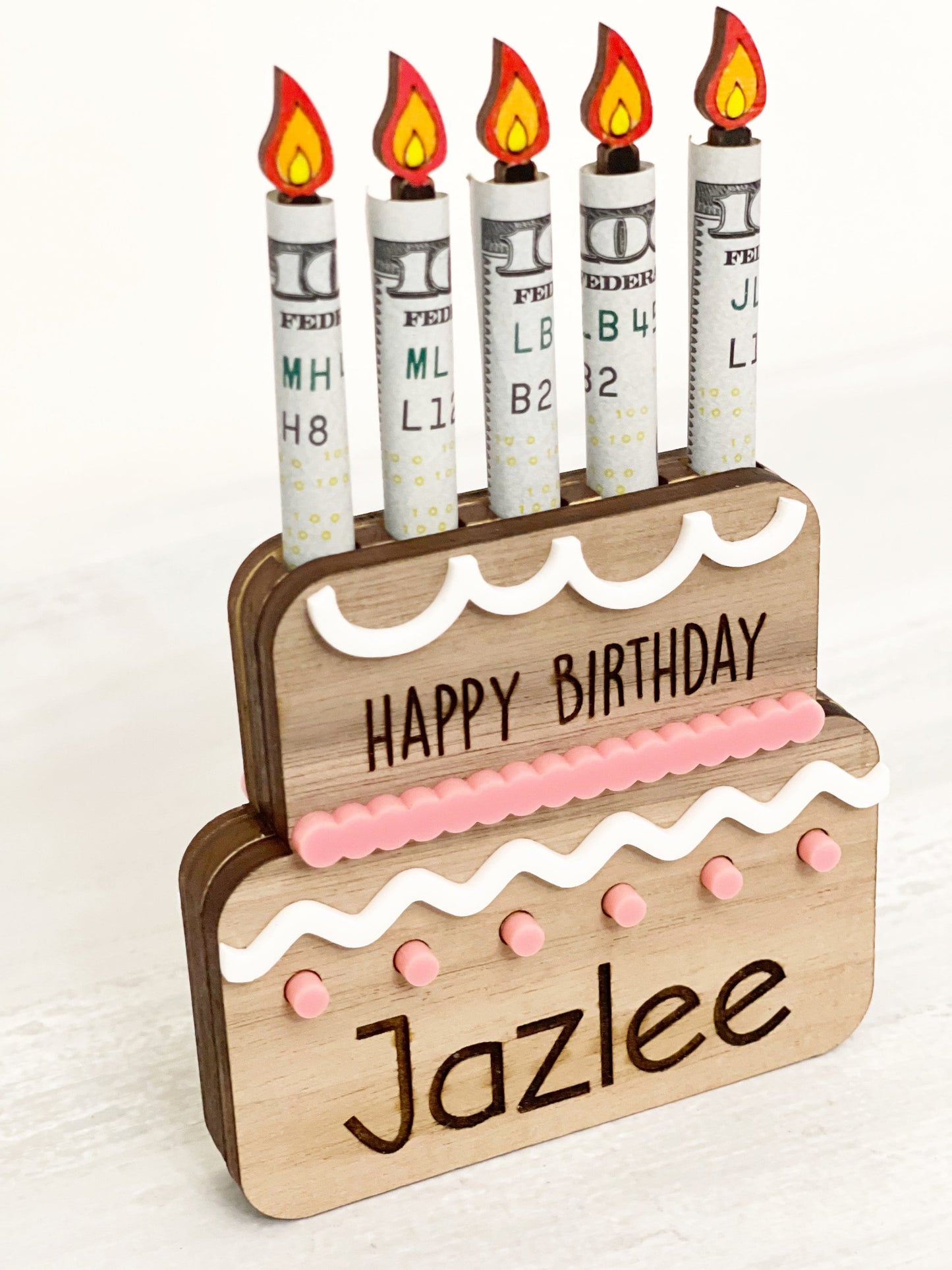Personalized Birthday Cake Money Holder | Gift Idea