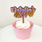 Wood & Acrylic Mini Topper, Woodland topper, Sweet 15 topper, Enchanted Garden, Fairytale Party, Acrylic toppers, Acrylic Cupcake toppers