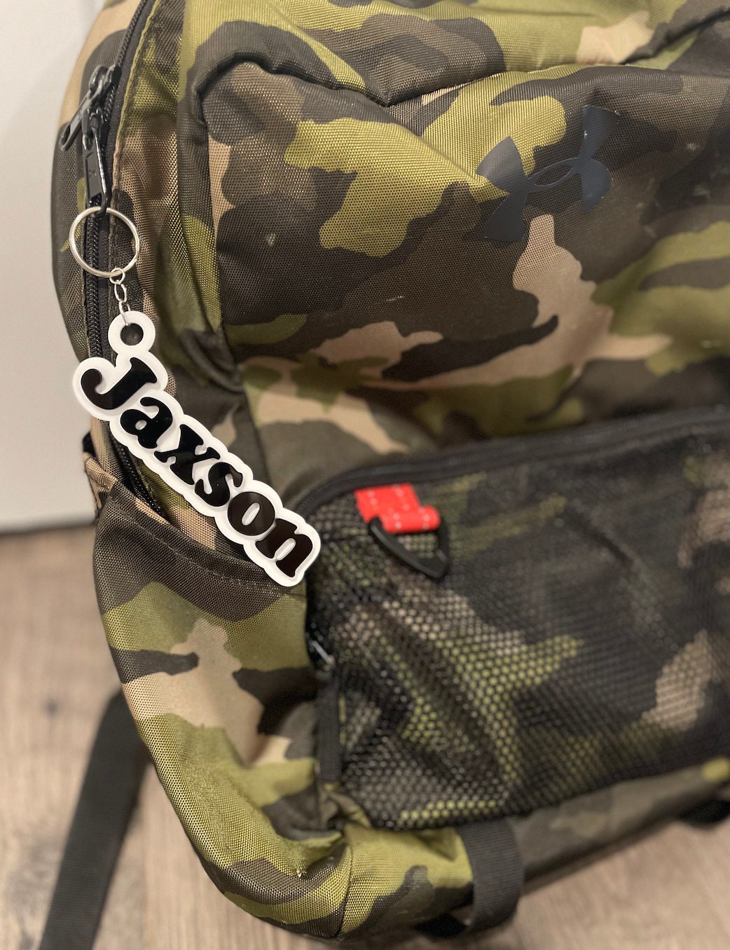 Acrylic Personalized Keychain, Personalized Backpack, Backpack Tag, Acrylic Tag, Name Keychain, Acrylic Name, Layered Keychain