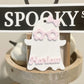 Halloween Acrylic Tags, Kids Halloween Tags, Cute Halloween , Kids DIY, Name Tags, Personalized Tags, Fall Craft Kids